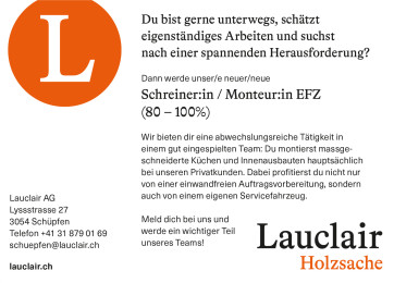 Stelleninserat Monteur